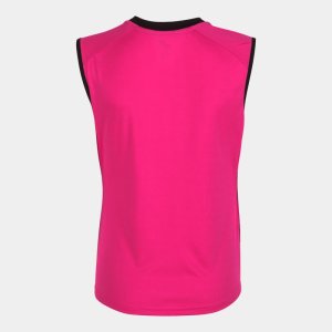 JOMA SUPERNOVA III SLEEVELESS SHIRT FLUOR PINK BLACK