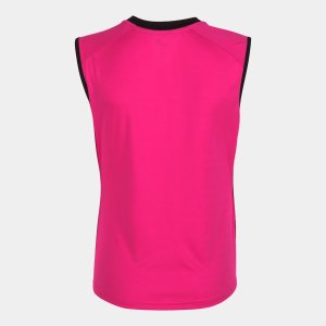 JOMA SUPERNOVA III SLEEVELESS SHIRT FLUOR PINK BLACK