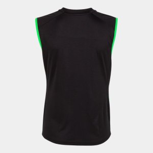 JOMA SUPERNOVA III SLEEVELESS SHIRT BLACK FLUOR GREEN