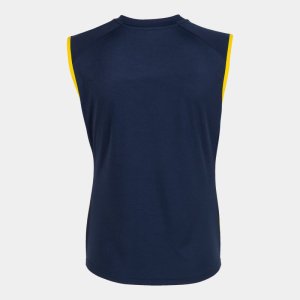 JOMA SUPERNOVA III SLEEVELESS SHIRT NAVY YELLOW