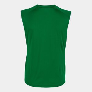 JOMA SUPERNOVA III SLEEVELESS SHIRT GREEN WHITE