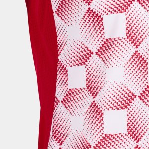 JOMA SUPERNOVA III SLEEVELESS SHIRT RED WHITE