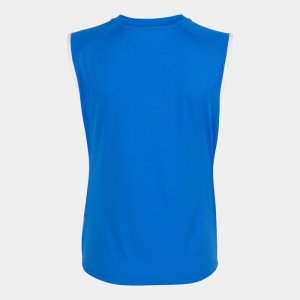 JOMA SUPERNOVA III SLEEVELESS SHIRT ROYAL WHITE