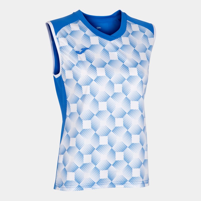JOMA SUPERNOVA III SLEEVELESS SHIRT ROYAL WHITE