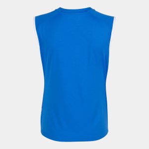JOMA SUPERNOVA III SLEEVELESS SHIRT ROYAL WHITE