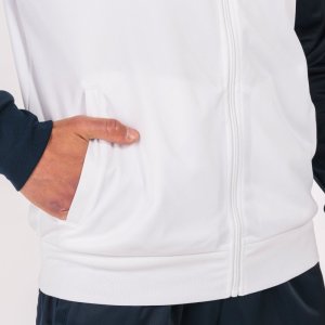 JOMA ACADEMY IV TRACKSUIT WHITE NAVY