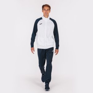 JOMA ACADEMY IV TRACKSUIT WHITE NAVY