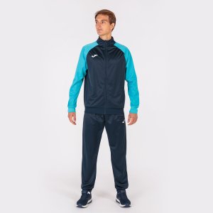 JOMA ACADEMY IV TRACKSUIT NAVY FLUOR TURQUOISE