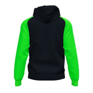 JOMA ACADEMY IV ZIP-UP HOODIE BLACK FLUOR GREEN