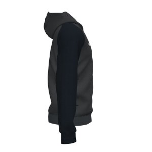 JOMA ACADEMY IV ZIP-UP HOODIE ANTHRACITE BLACK