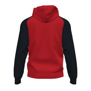 JOMA ACADEMY IV ZIP-UP HOODIE RED BLACK
