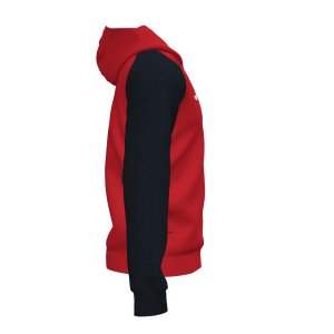 JOMA ACADEMY IV ZIP-UP HOODIE RED BLACK