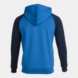 JOMA ACADEMY IV ZIP-UP HOODIE ROYAL NAVY