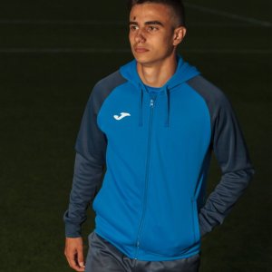 JOMA ACADEMY IV ZIP-UP HOODIE ROYAL NAVY