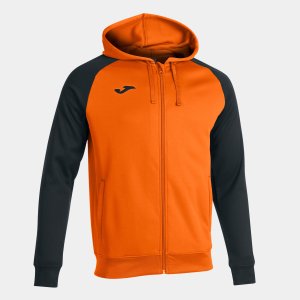 JOMA ACADEMY IV ZIP-UP HOODIE ORANGE BLACK