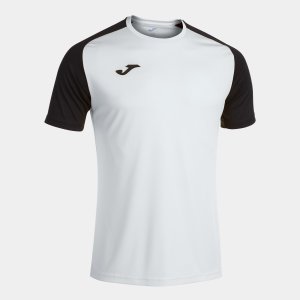 JOMA ACADEMY IV SHORT SLEEVE T-SHIRT WHITE BLACK