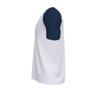 JOMA ACADEMY IV SHORT SLEEVE T-SHIRT WHITE NAVY