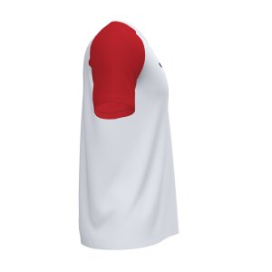 JOMA ACADEMY IV SHORT SLEEVE T-SHIRT WHITE RED
