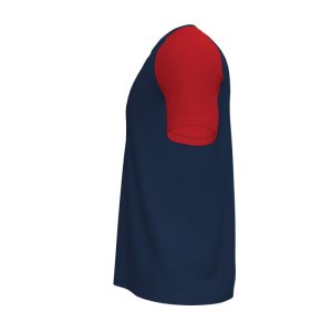 JOMA ACADEMY IV SHORT SLEEVE T-SHIRT NAVY RED
