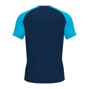 JOMA ACADEMY IV SHORT SLEEVE T-SHIRT NAVY FLUOR TURQUOISE