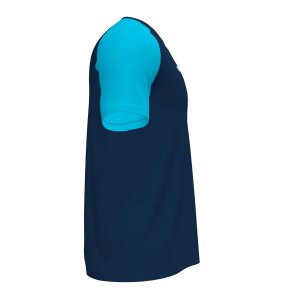 JOMA ACADEMY IV SHORT SLEEVE T-SHIRT NAVY FLUOR TURQUOISE