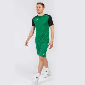 JOMA ACADEMY IV SHORT SLEEVE T-SHIRT GREEN BLACK