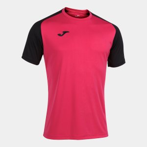 JOMA ACADEMY IV SHORT SLEEVE T-SHIRT FUCHSIA BLACK