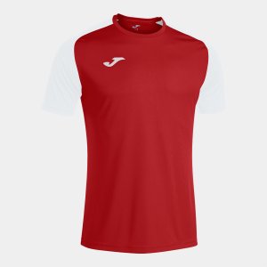 JOMA ACADEMY IV SHORT SLEEVE T-SHIRT RED WHITE
