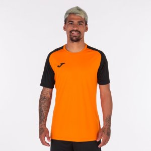 JOMA ACADEMY IV SHORT SLEEVE T-SHIRT ORANGE BLACK