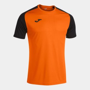 JOMA ACADEMY IV SHORT SLEEVE T-SHIRT ORANGE BLACK