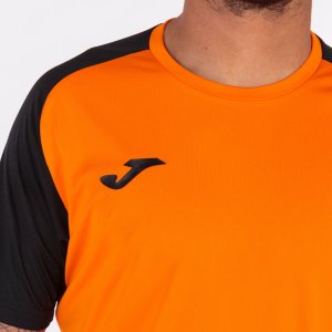 JOMA ACADEMY IV SHORT SLEEVE T-SHIRT ORANGE BLACK