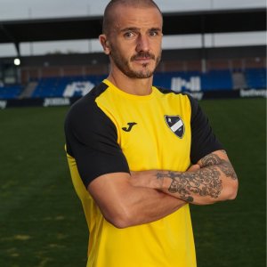 JOMA ACADEMY IV SHORT SLEEVE T-SHIRT YELLOW BLACK