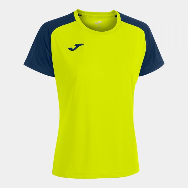 JOMA ACADEMY IV SHORT SLEEVE T-SHIRT FLUOR YELLOW NAVY