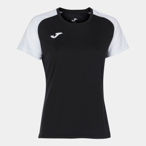 JOMA ACADEMY IV SHORT SLEEVE T-SHIRT BLACK WHITE