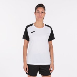 JOMA ACADEMY IV SHORT SLEEVE T-SHIRT WHITE BLACK