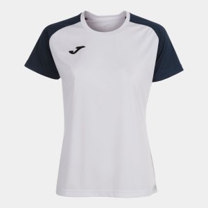 JOMA ACADEMY IV SHORT SLEEVE T-SHIRT WHITE NAVY