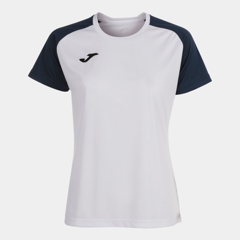 JOMA ACADEMY IV SHORT SLEEVE T-SHIRT WHITE NAVY