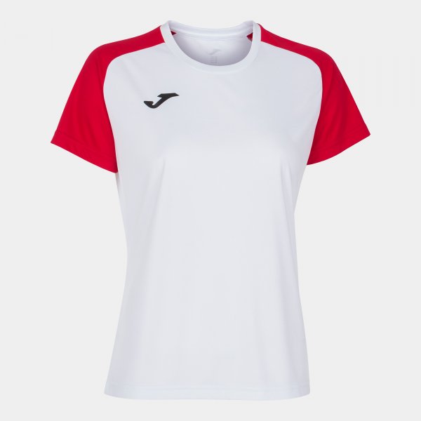 JOMA ACADEMY IV SHORT SLEEVE T-SHIRT WHITE RED