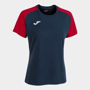 JOMA ACADEMY IV SHORT SLEEVE T-SHIRT NAVY RED