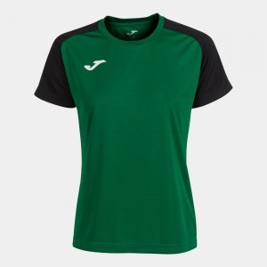 JOMA ACADEMY IV SHORT SLEEVE T-SHIRT GREEN BLACK