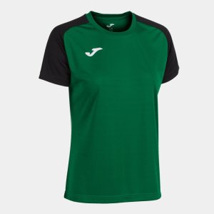 JOMA ACADEMY IV SHORT SLEEVE T-SHIRT GREEN BLACK