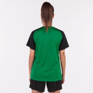 JOMA ACADEMY IV SHORT SLEEVE T-SHIRT GREEN BLACK