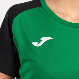JOMA ACADEMY IV SHORT SLEEVE T-SHIRT GREEN BLACK