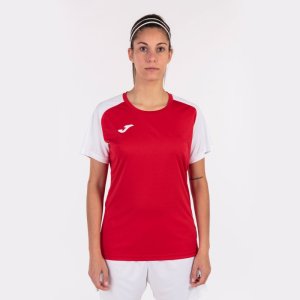 JOMA ACADEMY IV SHORT SLEEVE T-SHIRT RED WHITE