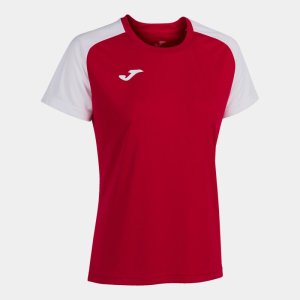 JOMA ACADEMY IV SHORT SLEEVE T-SHIRT RED WHITE