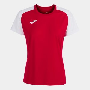 JOMA ACADEMY IV SHORT SLEEVE T-SHIRT RED WHITE