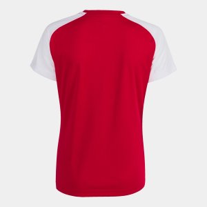 JOMA ACADEMY IV SHORT SLEEVE T-SHIRT RED WHITE