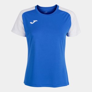 JOMA ACADEMY IV SHORT SLEEVE T-SHIRT ROYAL WHITE