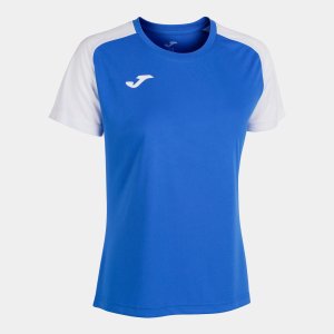 JOMA ACADEMY IV SHORT SLEEVE T-SHIRT ROYAL WHITE