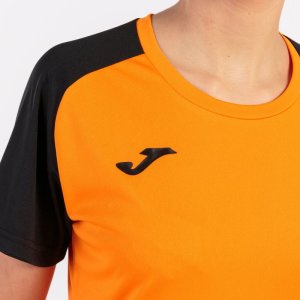 JOMA ACADEMY IV SHORT SLEEVE T-SHIRT ORANGE BLACK
